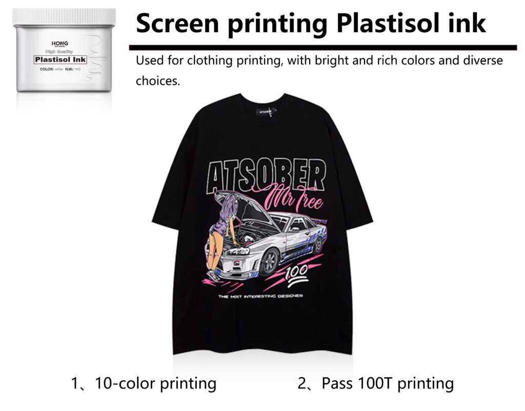 Screen Printing White Plastisol Ink