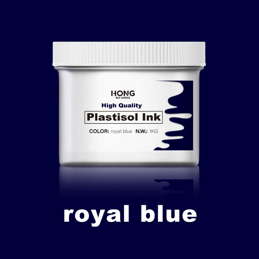 Screen Printing Royal Blue Plastisol Ink