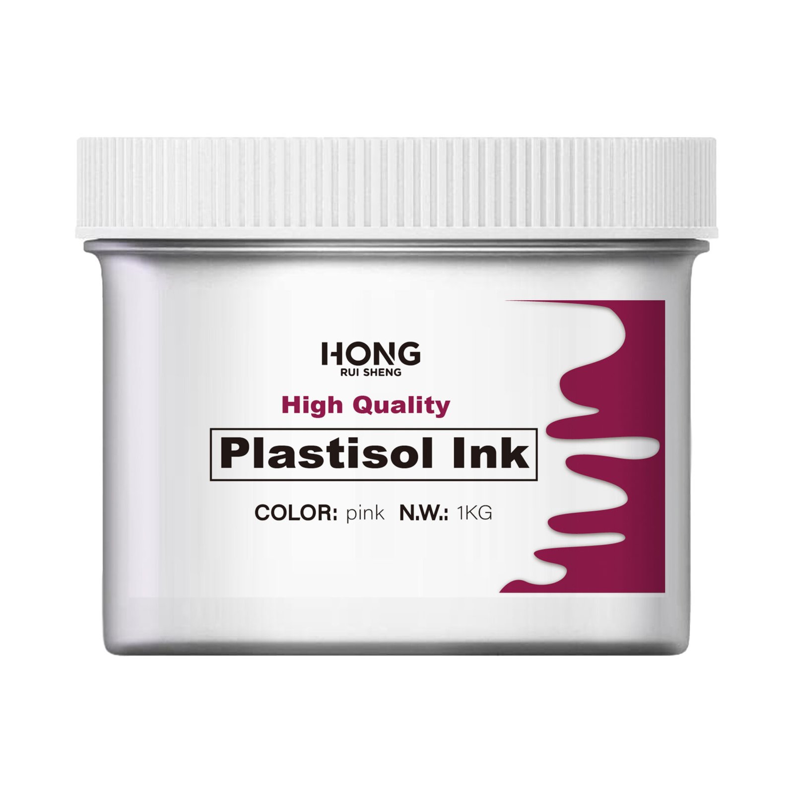 Screen Printing Pink Plastisol Ink