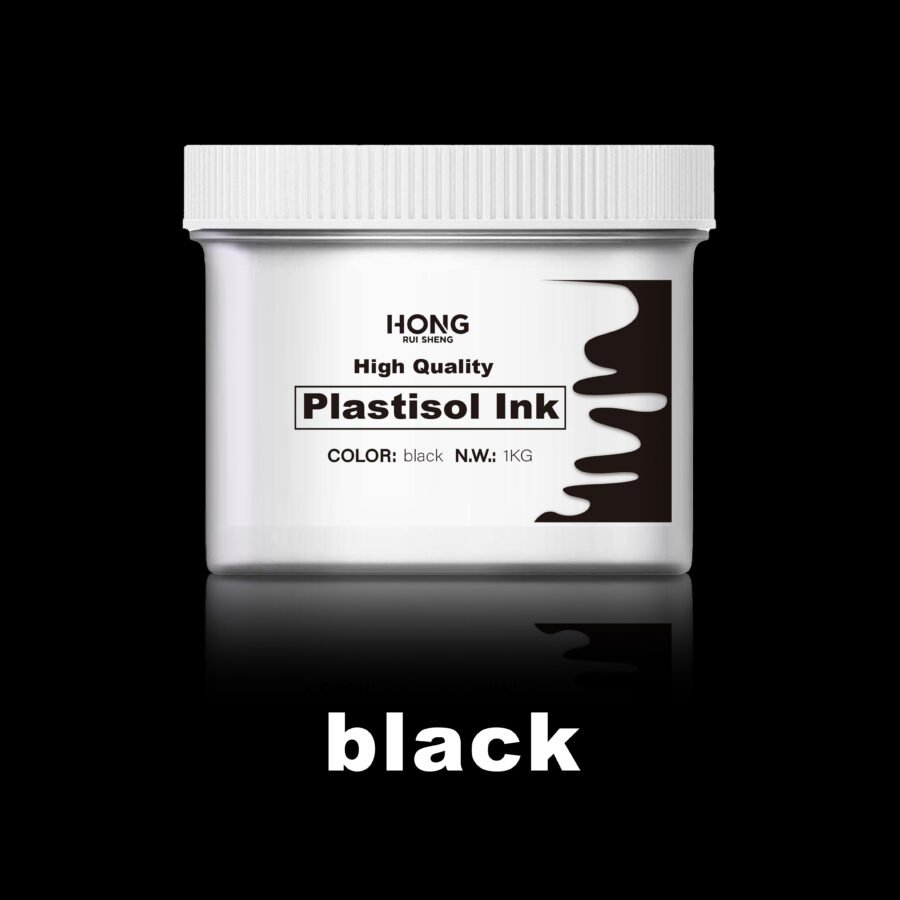 Screen Printing Black Plastisol Ink