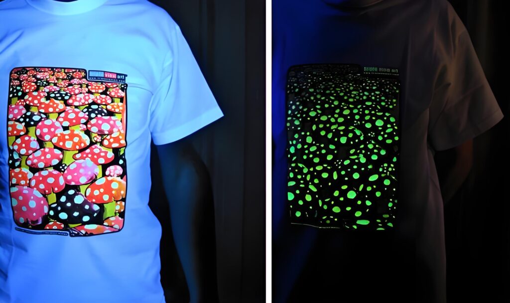plastisol inks Glow-in-the-Dark.