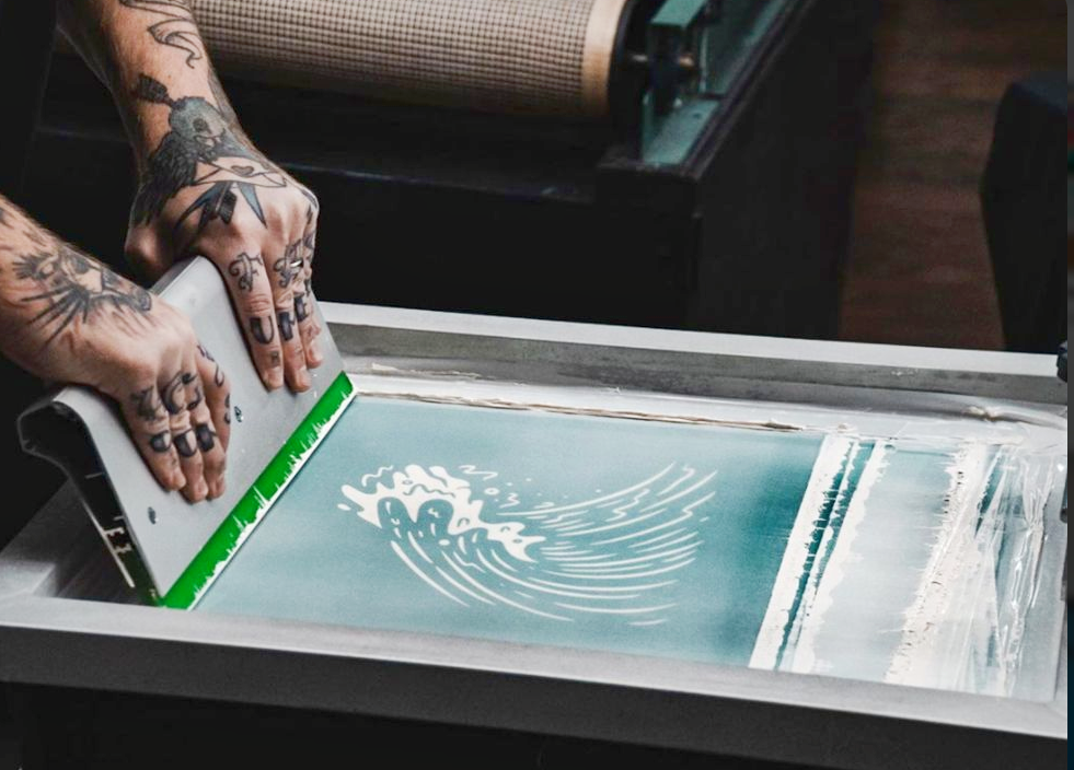 plastisol inks screen printing with white plastisol ink