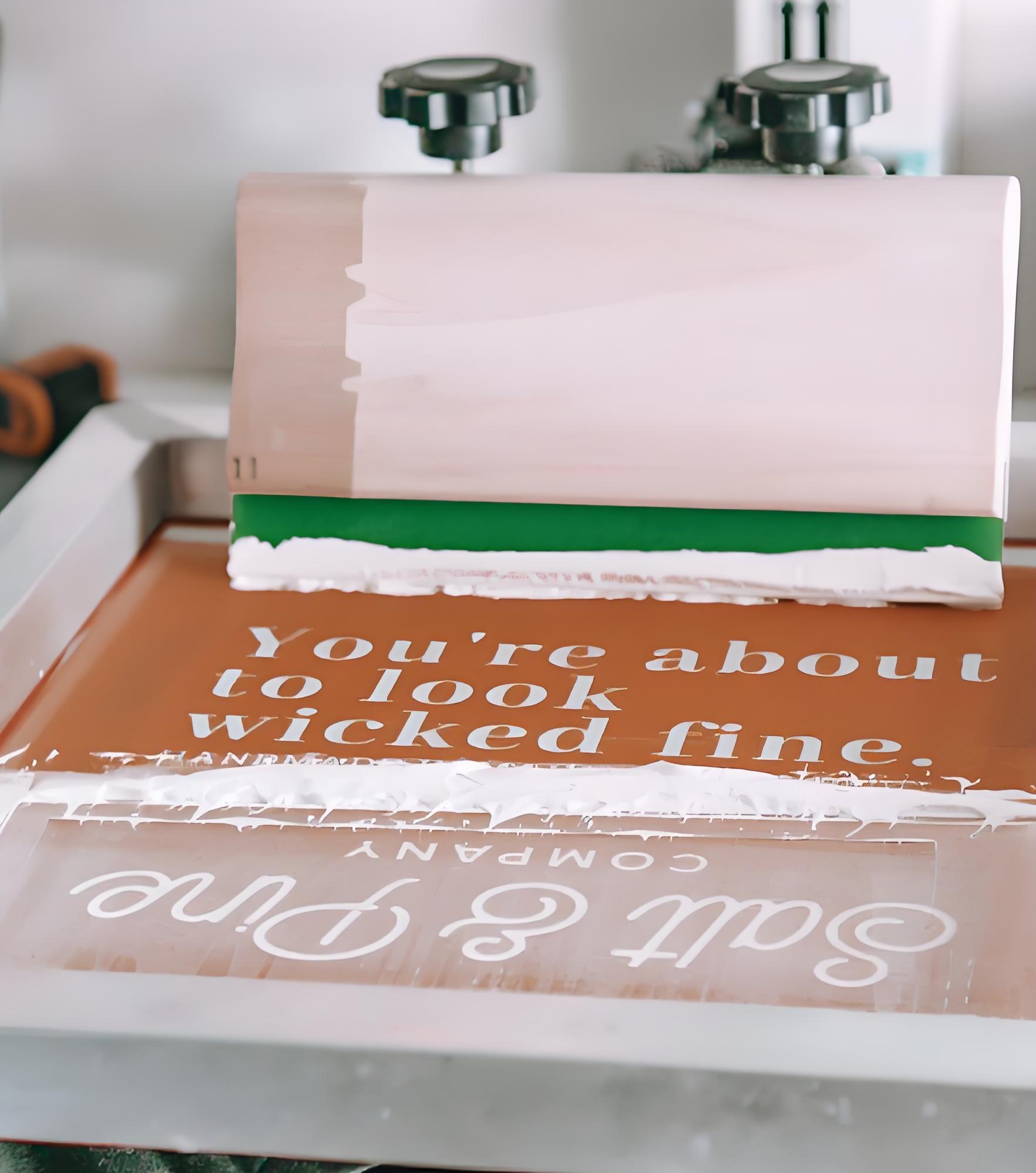 white plastisol ink for screen printing