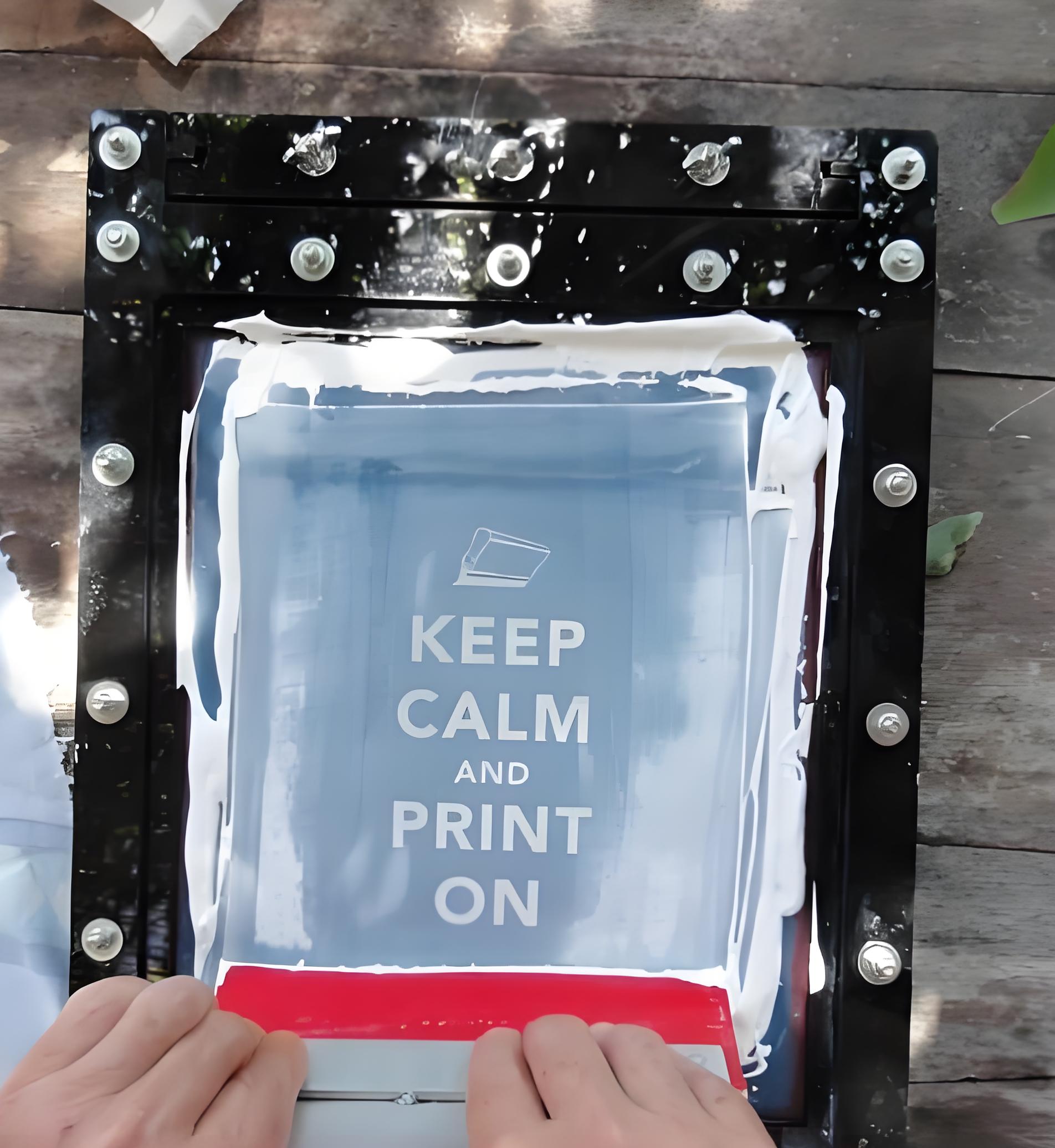 white screen printing ink