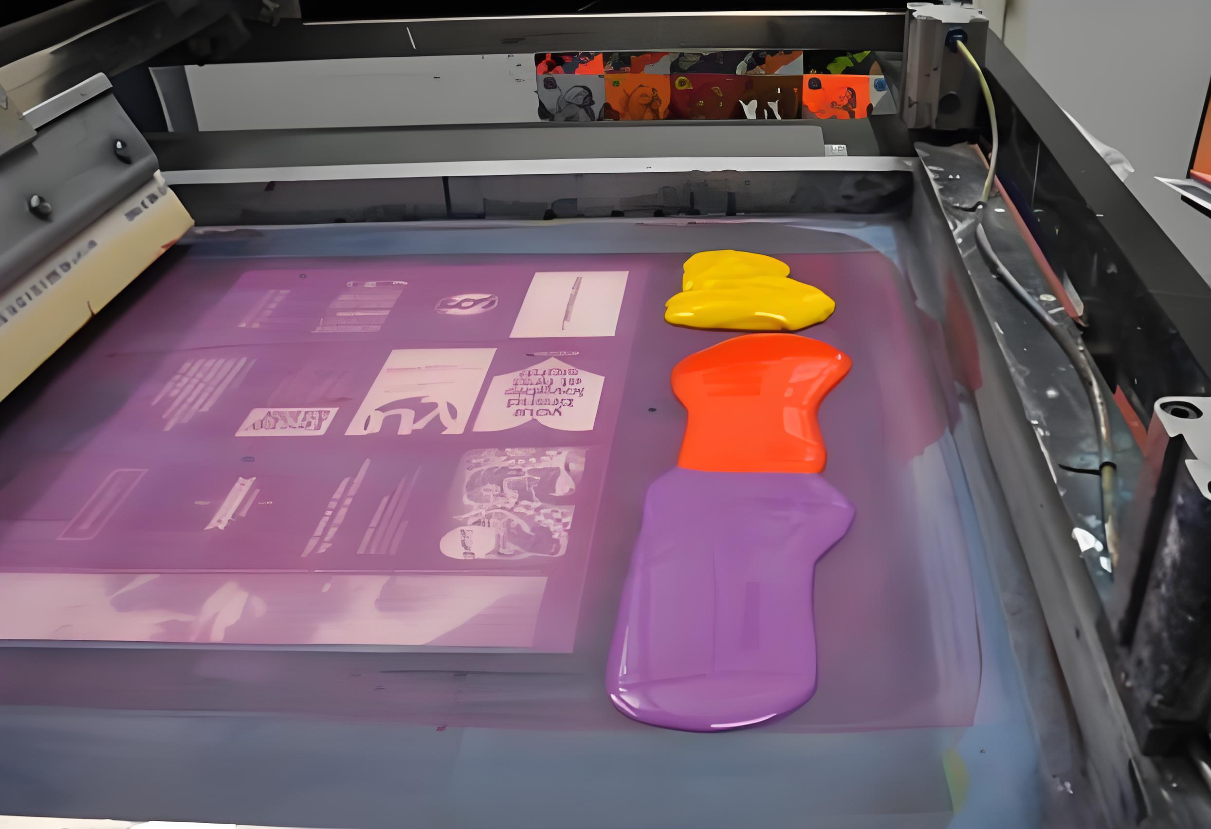 طباعة الشاشة بحبر البلاستيسول