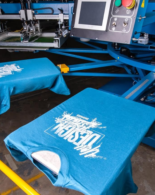 Plastisol-Tinten screen press ink