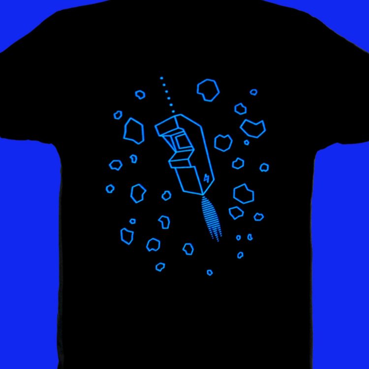 Inchiostro plastisol blu fosforescente