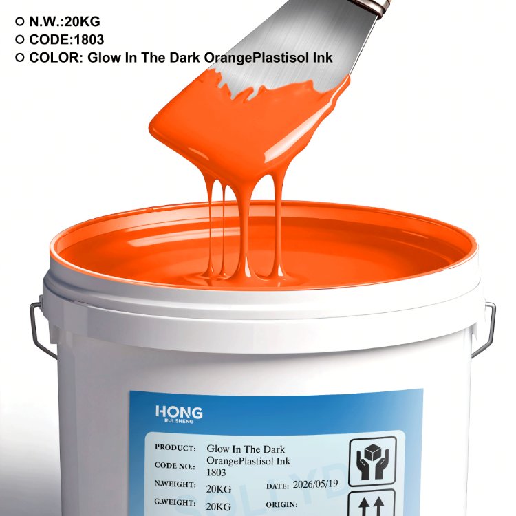 plastisol-blæk Lysende orange Plastisol-blæk
