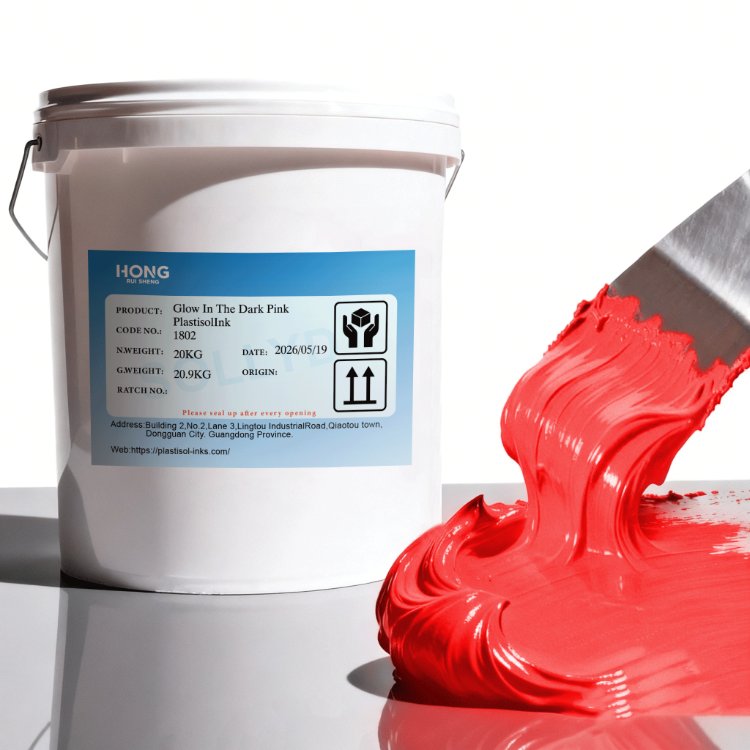 inchiostri plastisol Plastisol rosa fosforescente lnk