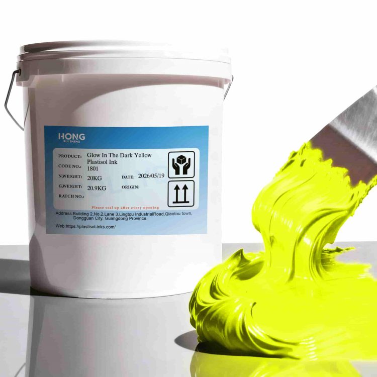 inchiostri plastisol Inchiostro plastisol giallo fosforescente