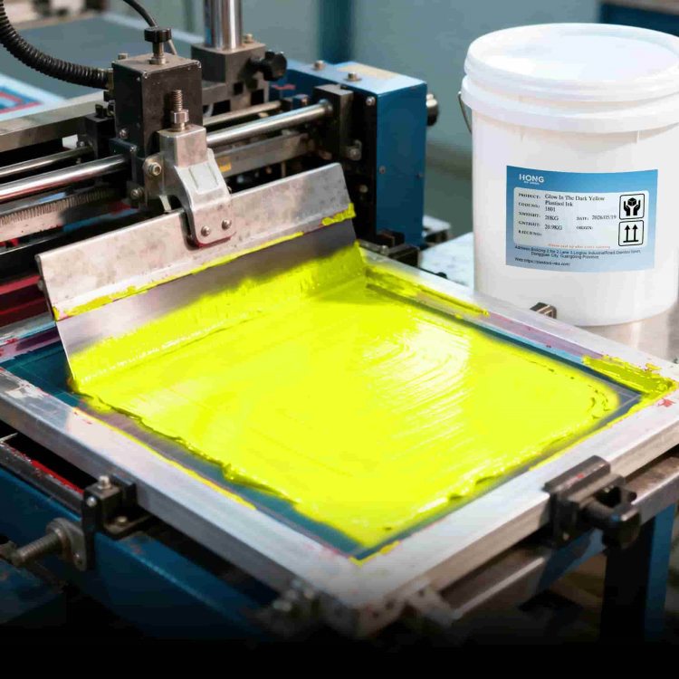 inchiostri plastisol Inchiostro plastisol giallo fosforescente