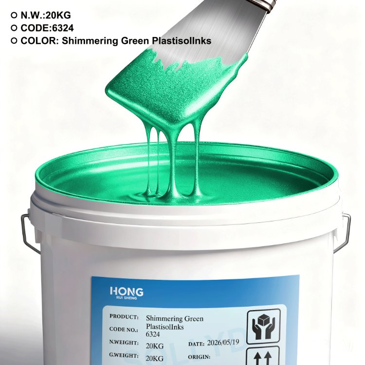 Shimmering Green Plastisol lnks